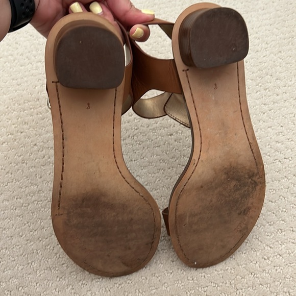 Sam Edelman Brown Sandals with Silver Buckle - Picture 9 of 14